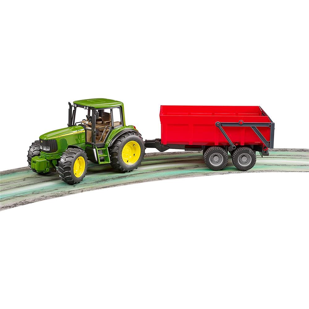 Bruder 02057 - John Deere 6920 mit Wannenkippanhänger