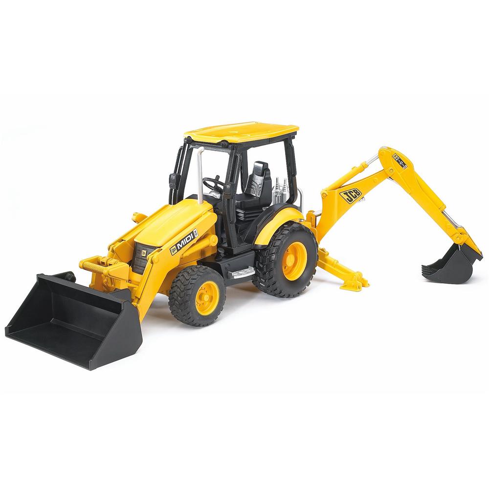 Bruder 02427 - JCB MIDI CX Baggerlader, 1:16