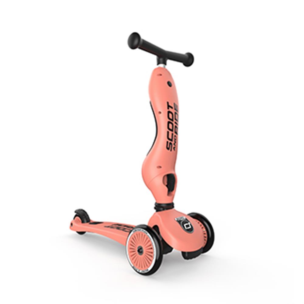 Scoot & Ride Highwaykick 1, peach - 2in1 Kinderroller, ab 1 Jahr