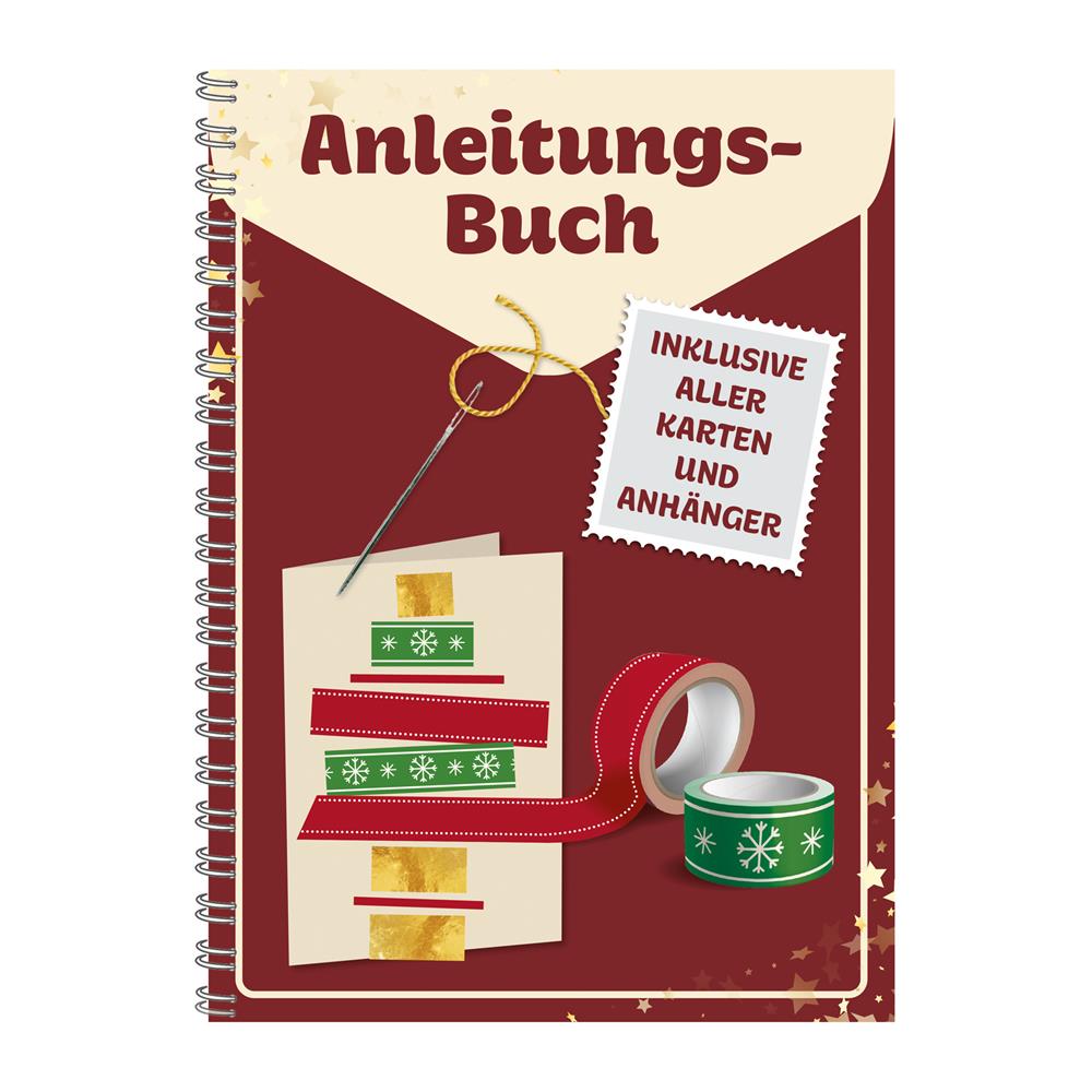 Roth Adventskalender Kreative Weihnachtspost – 24 Bastelsets für Karten & Anhänger mit Anleitung