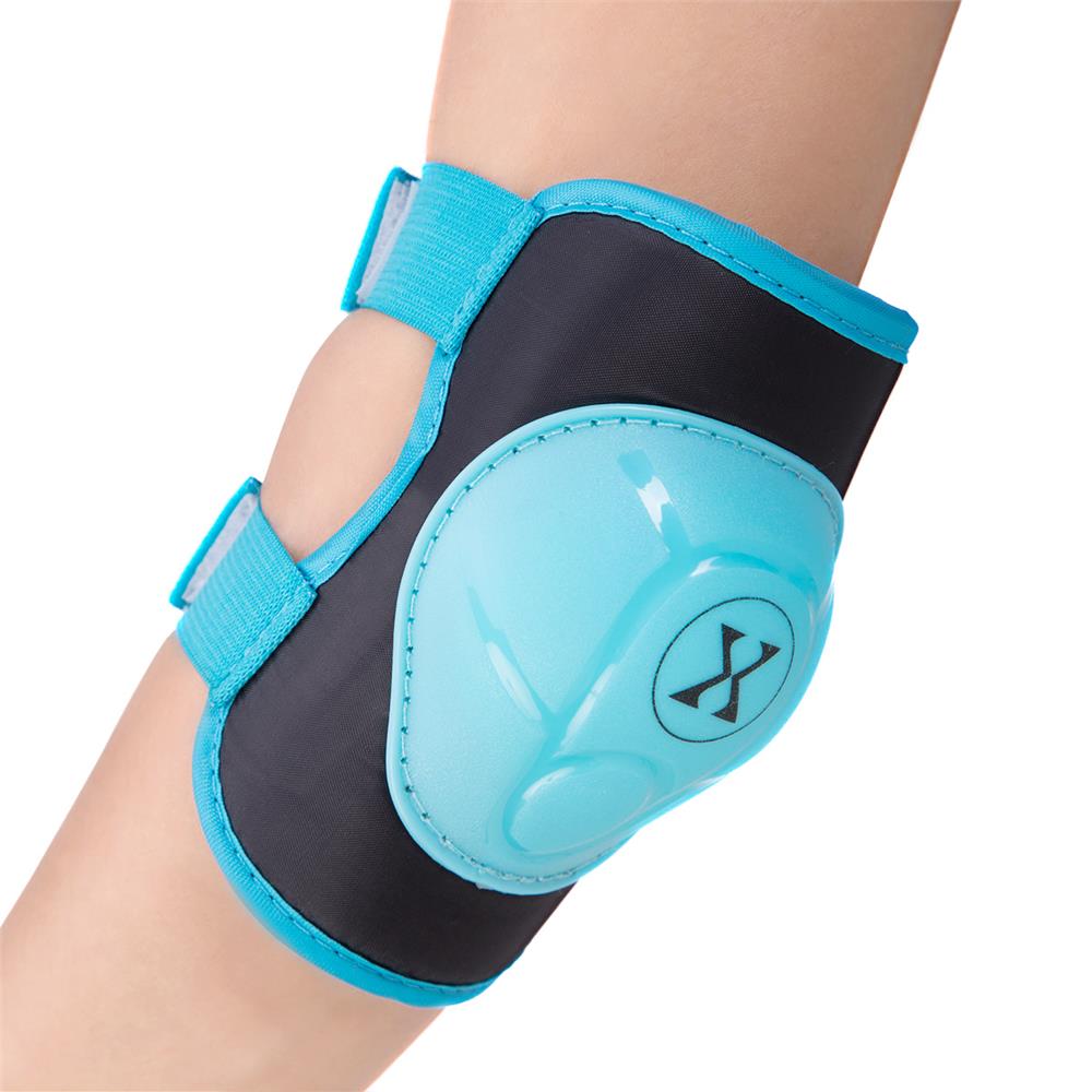 NILS EXTREME H704 Schoner-Set, Blau, Größe L - Protektoren Handgelenk Ellenbogen Knie