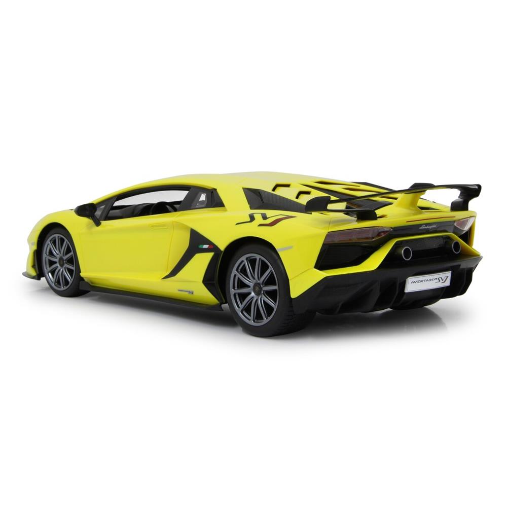 Jamara Lamborghini Aventador SVJ 1:14 gelb 2,4GHz Ferngesteuertes Auto mit LED Fahrlicht