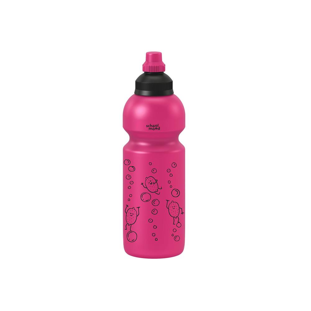 School-Mood Trinkflasche (pink, 600 ml)