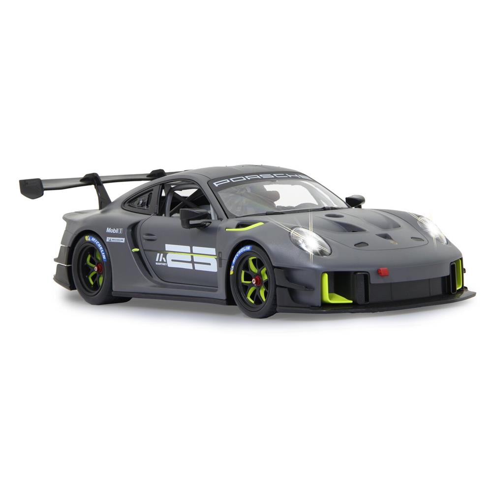 Jamara Porsche 911 GT2 RS Clubsport 25 1:14 grau 2,4GHz Tür manuell Ferngesteuertes Auto mit LED Fahrlicht