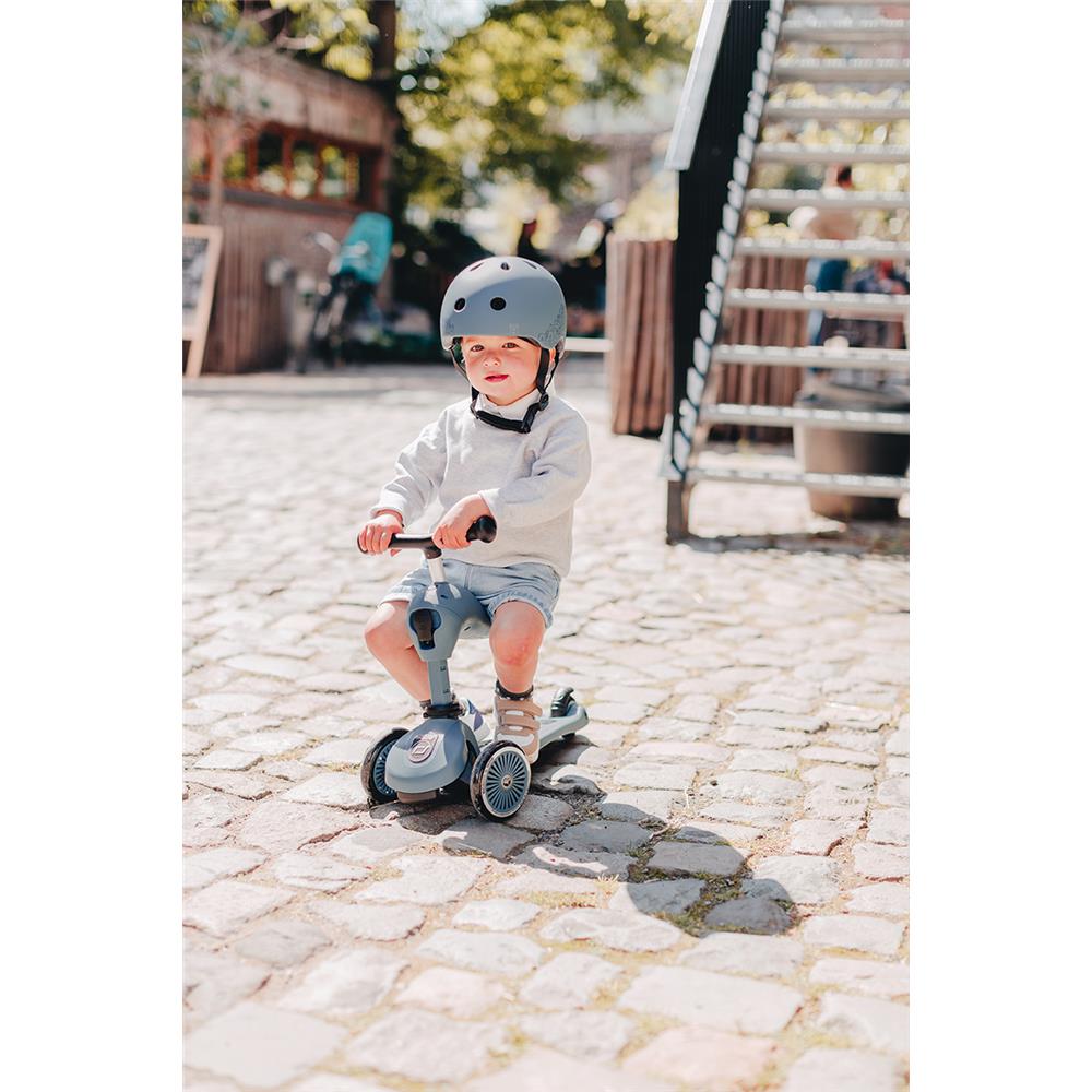 Scoot & Ride Highwaykick 1, steel - 2in1 Kinderroller, ab 1 Jahr