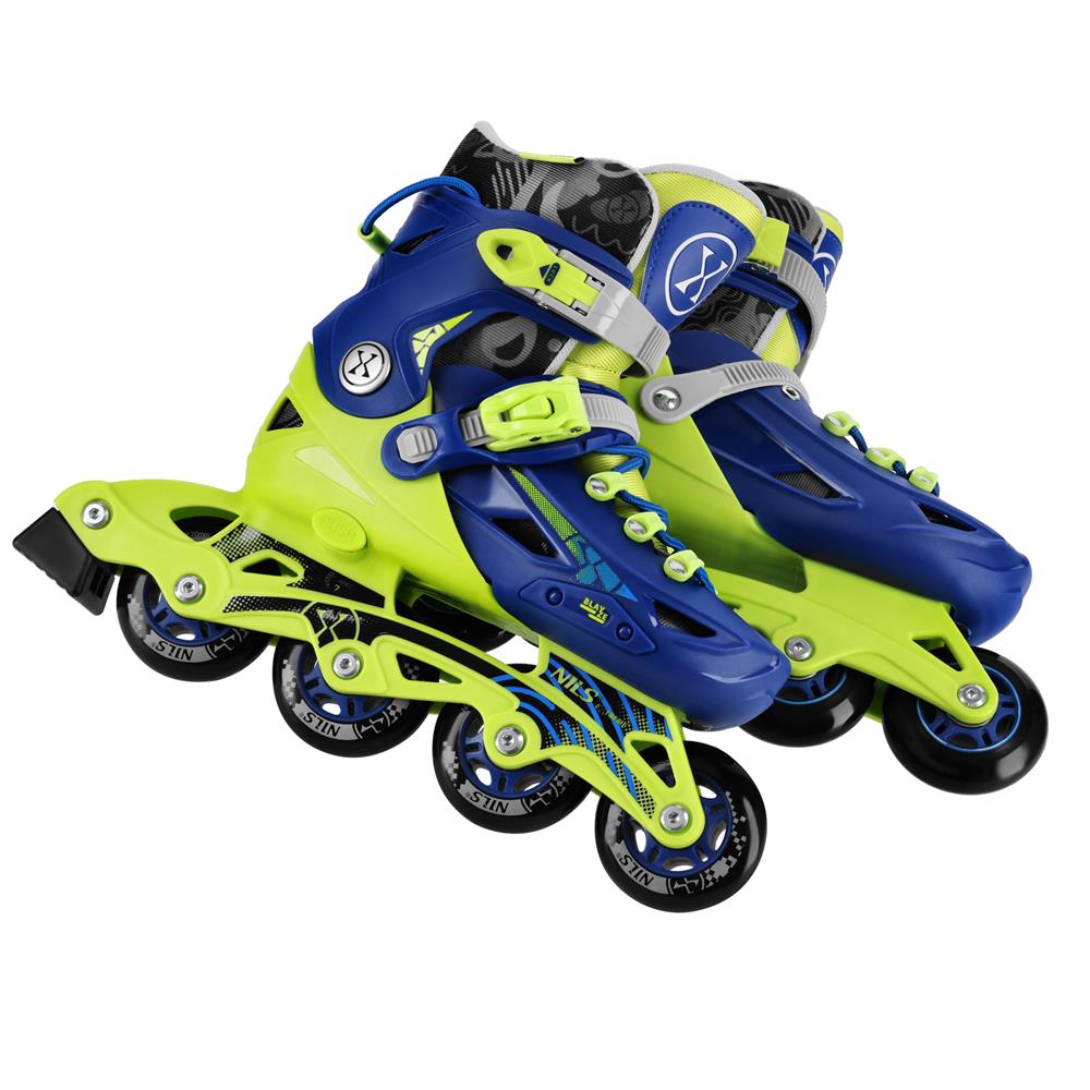 Inlineskates Inliner Gr. 35-38, Dunkelblau, größenverstellbar | NILS EXTREME NA1055 BLAZE
