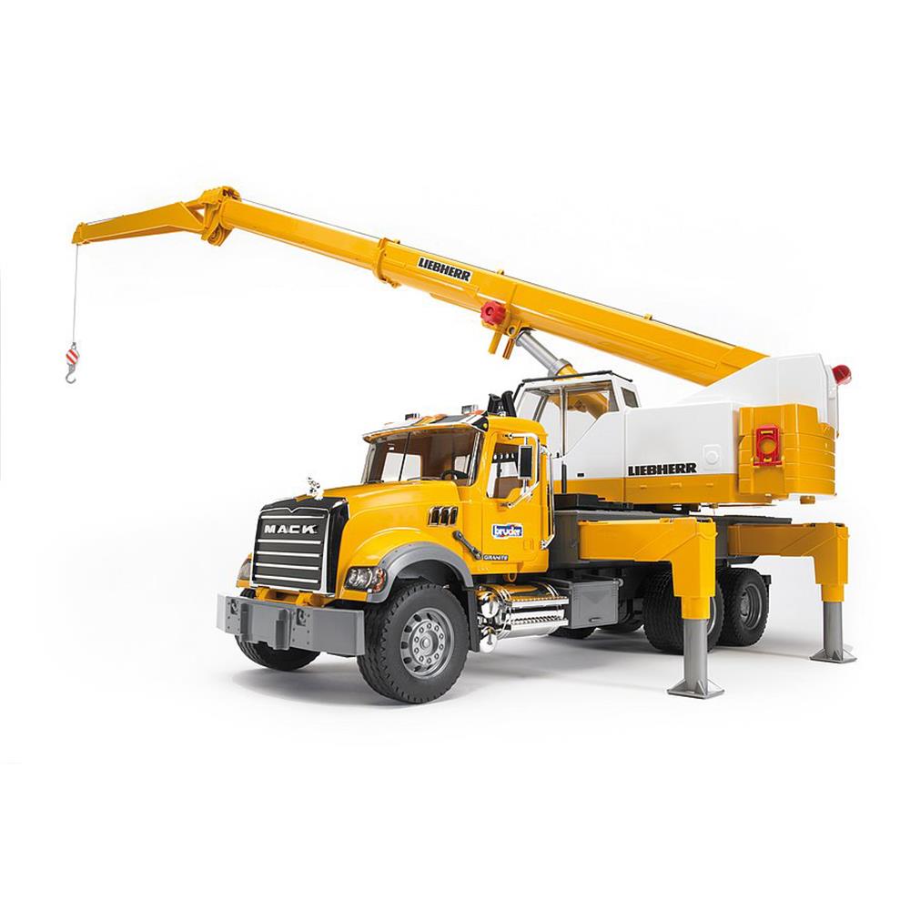 Bruder 02818 - MACK Granite Liebherr Kran-LKW, 1:16