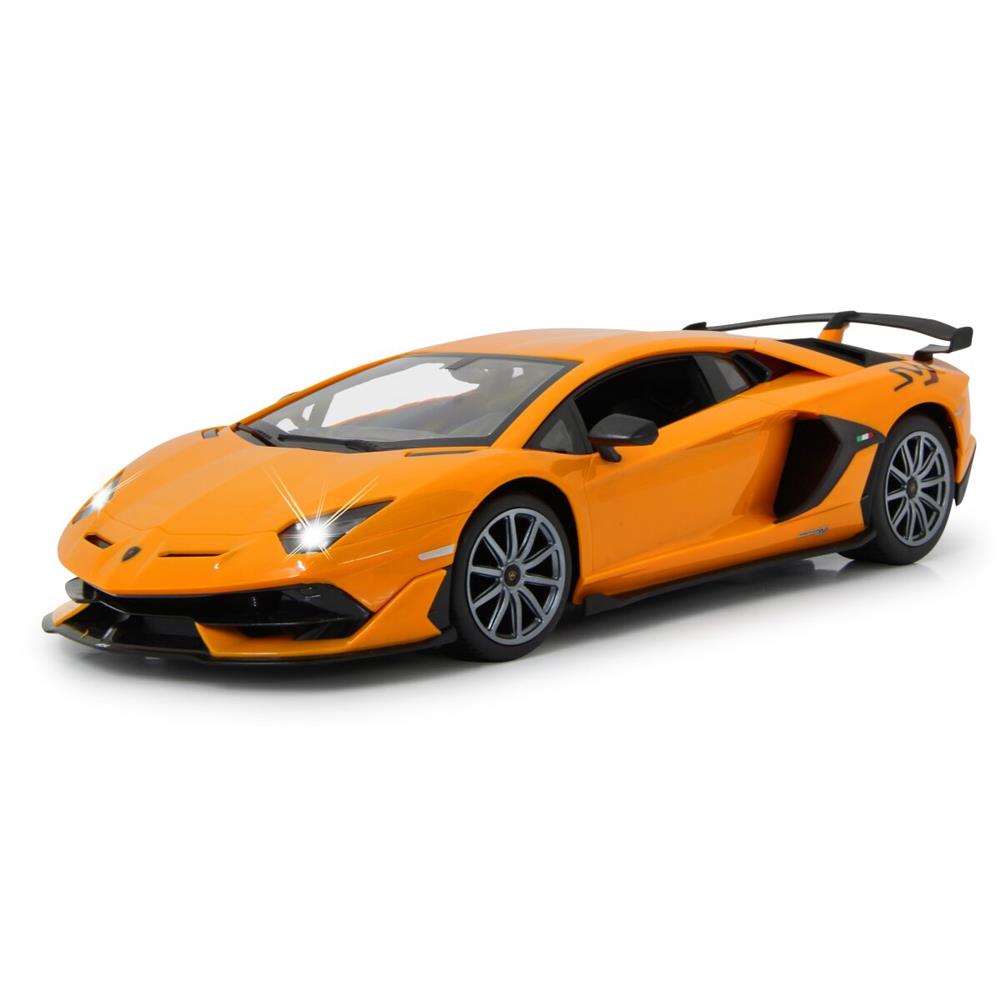 Jamara Lamborghini Aventador SVJ 1:14 orange 2,4GHz Ferngesteuertes Auto mit LED Fahrlicht