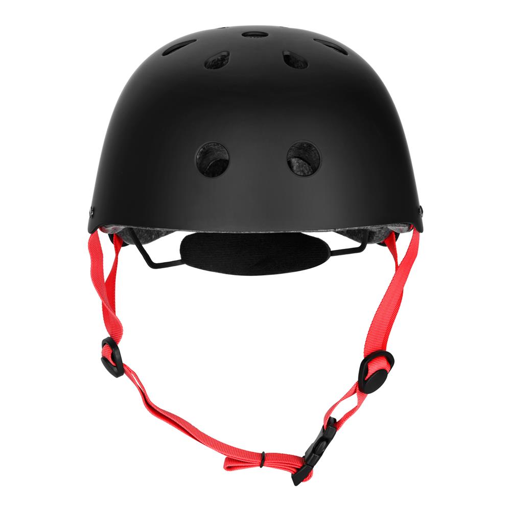 NILS EXTREME MTW001-2 Helm Größe S 52-56 cm Schwarz - Schutzhelm für Skateboard Inliner Roller Helm