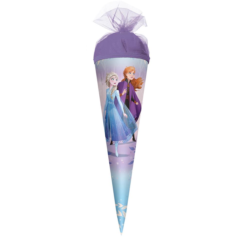 Roth Schultüte Disney Frozen, 22cm, rund, Tüllverschluss