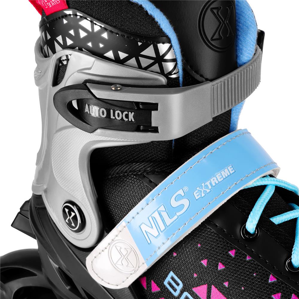 2in1 Inliner Schlittschuhe Gr. 34-38, Rosa, verstellbar | NILS EXTREME NH18190A BRAVE
