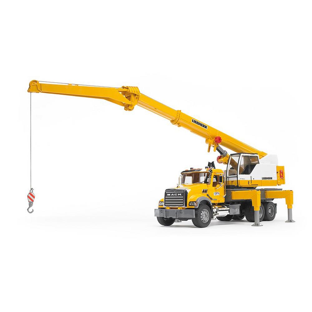 Bruder 02818 - MACK Granite Liebherr Kran-LKW, 1:16