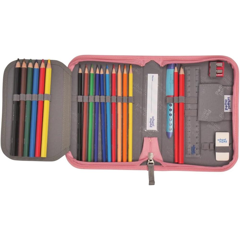 School-Mood Schulranzen Set Champion Maxx Pro Rainbow (Regenbogen) 7-teilig mitwachsend