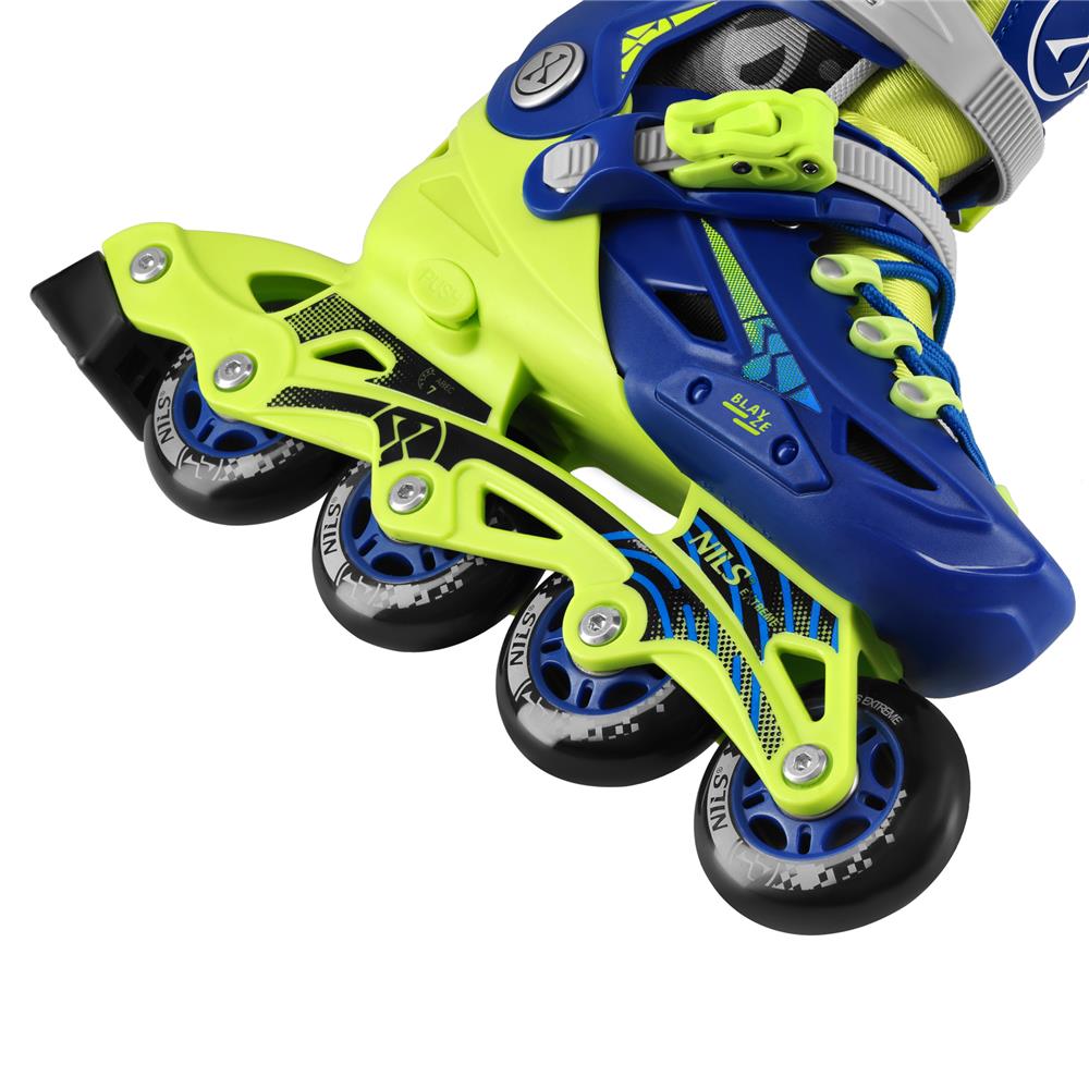 Inlineskates Inliner Gr. 35-38, Dunkelblau, größenverstellbar | NILS EXTREME NA1055 BLAZE