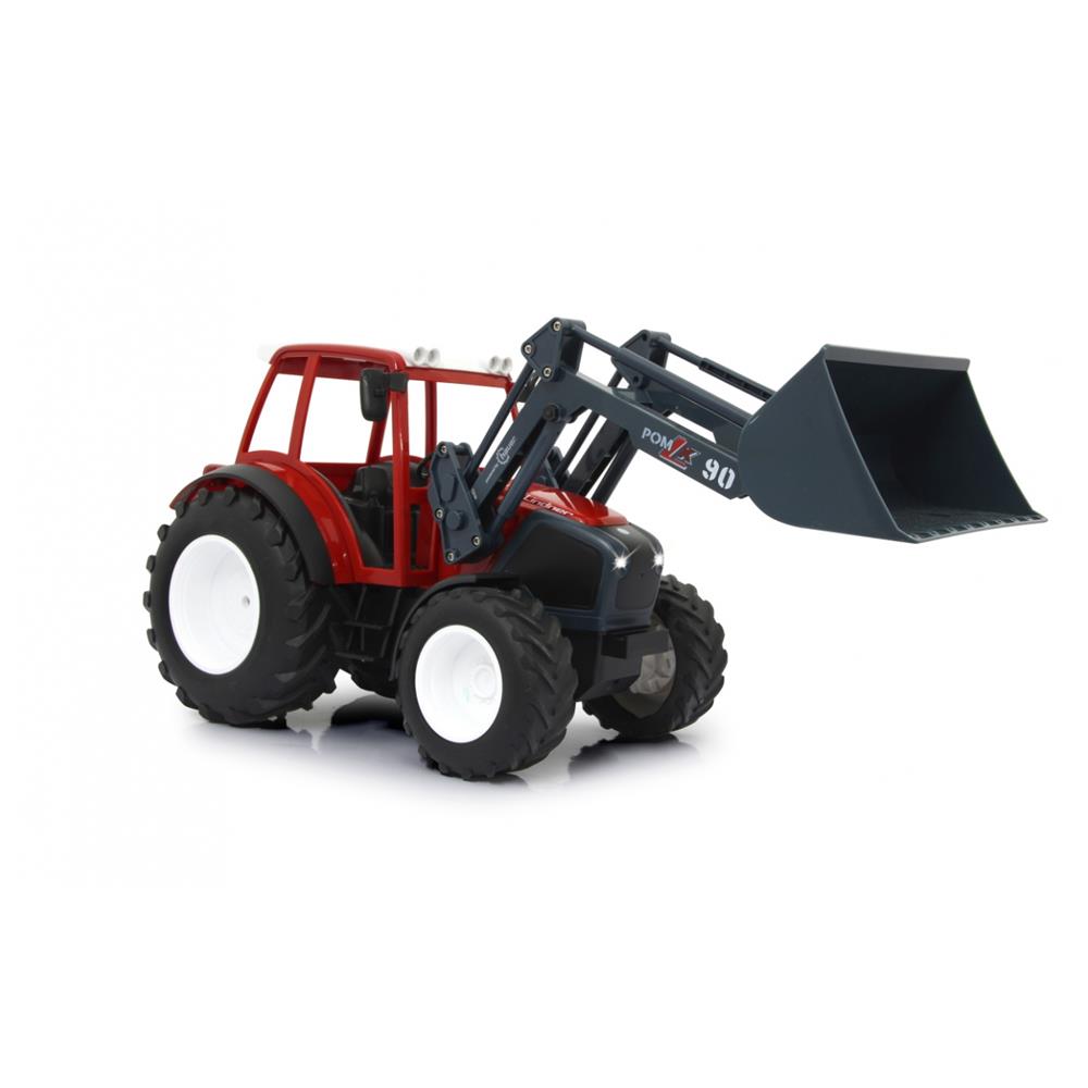 Jamara RC Traktor Lindner Geotrac mit Frontlader, 1:16, 2,4GHz, ferngesteuertes Baufahrzeug