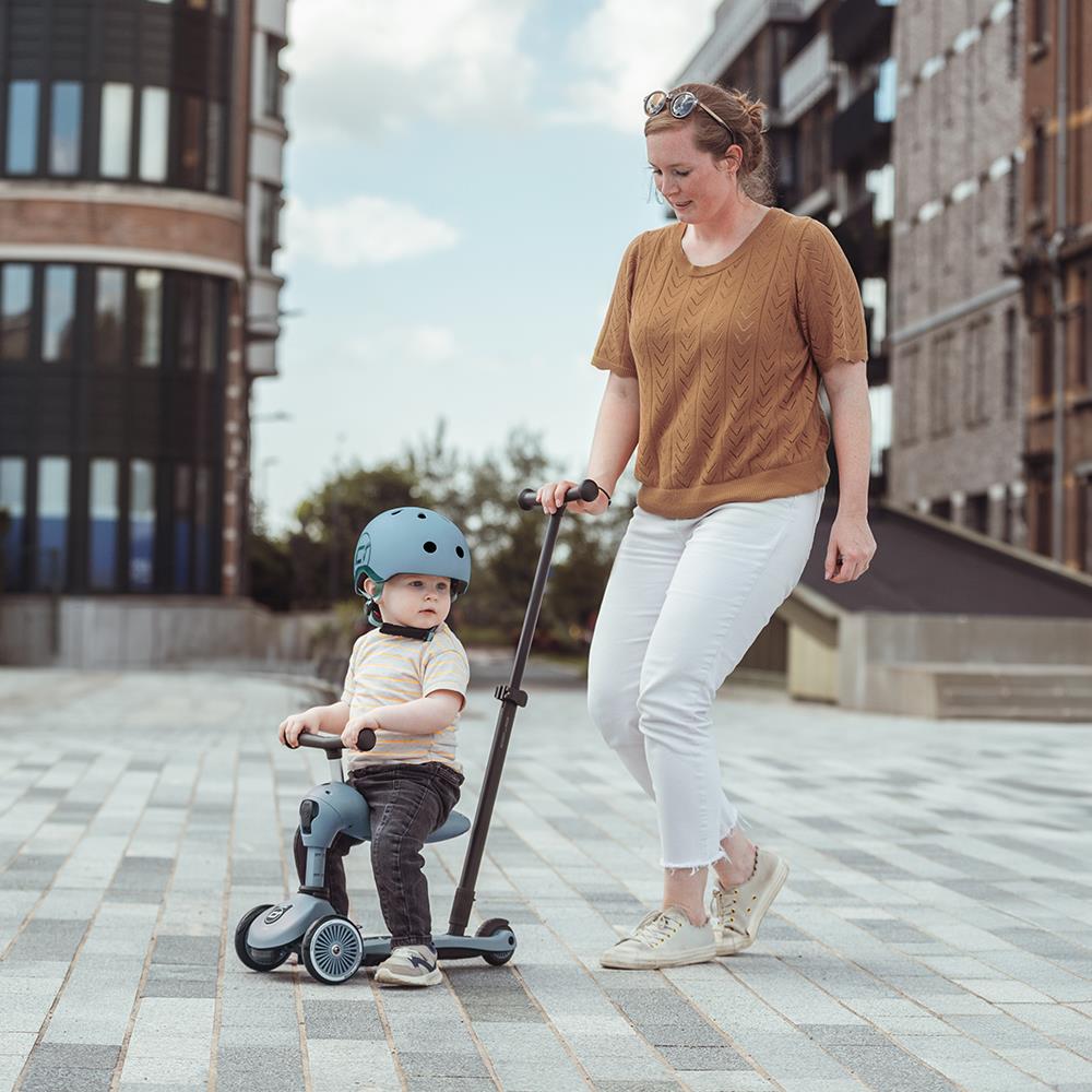 Scoot & Ride Highwaykick 1 Push and Go, wildberry - Kinderroller mit Schiebestange