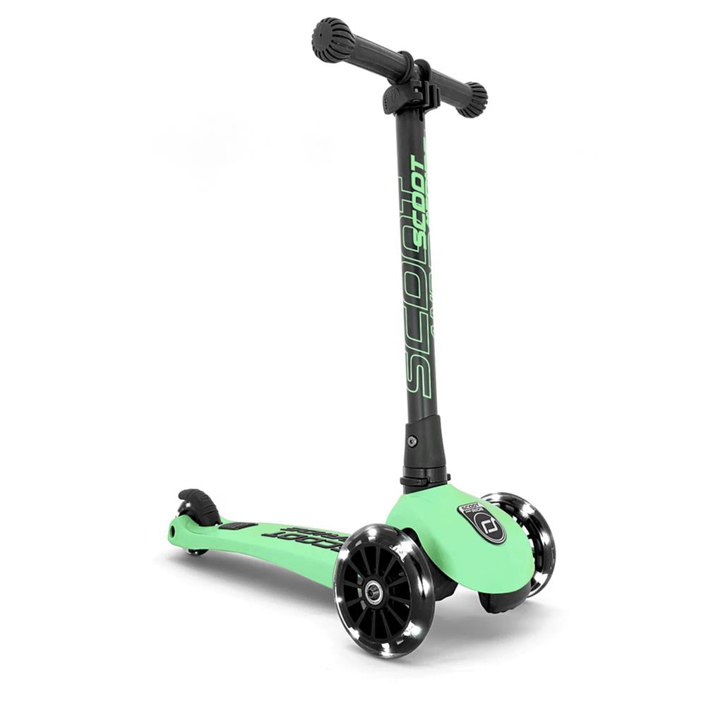 Scoot & Ride Highwaykick 3 LED Scooter, kiwi - Kinderroller, ab 3 Jahren