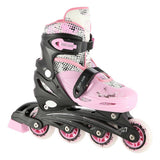4in1 Inliner Schlittschuhe Rollschuhe Gr. 35-38, Rosa, verstellbar | NILS EXTREME NH18331
