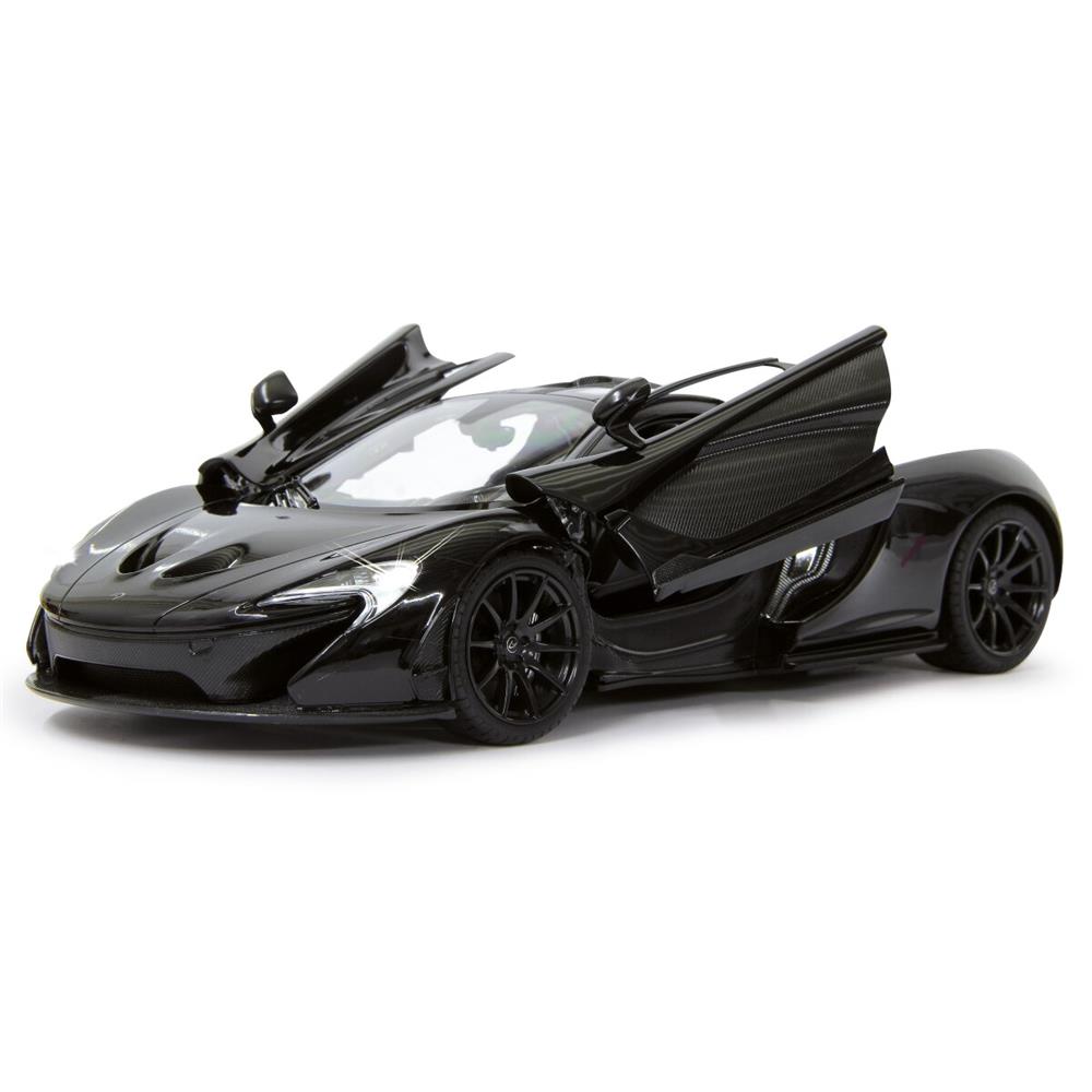 Jamara McLaren P1 1:14 schwarz 27MHz Tür manuell Ferngesteuertes Auto mit LED Fahrlicht