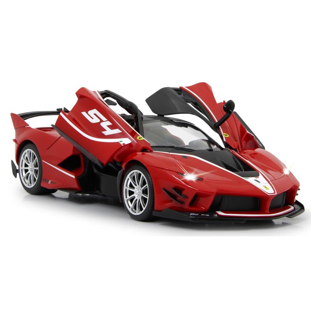 Jamara Ferrari FXX K Evo 1:14 rot 2,4GHz Tür manuell Ferngesteuertes Auto mit LED Fahrlicht