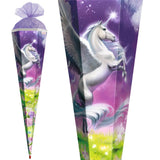 Roth Schultüte Magic Pegasus, 85cm, eckig, Rot(h)-Spitze, Tüllverschluss
