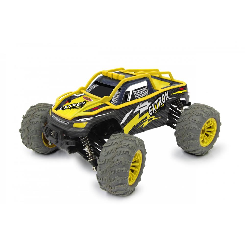 Jamara RC Offroad Truggy Extron 1:14 Gelb 2,4GHz funkferngesteuertes Fahrzeug mit Allrad