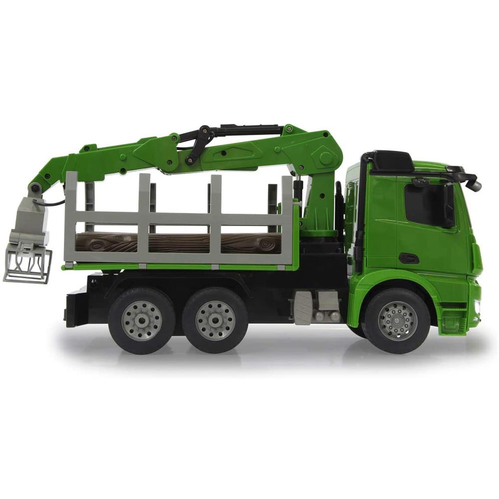 Jamara Holztransporter Mercedes-Benz Arocs, 1:20, 2,4GHz, ferngesteuerter LKW