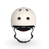 Scoot & Ride Kinderhelm Größe S-M (51-55 cm) ash - Schutzhelm mit LED-Licht