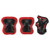 NILS EXTREME H320 Schoner-Set, Rot, Größe M - Protektoren Handgelenk Ellenbogen Knie