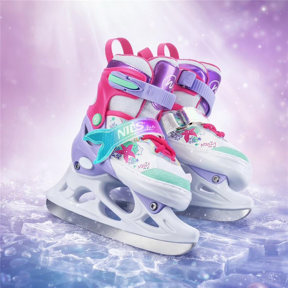 4in1 LED Inliner Schlittschuhe Rollschuhe Gr. 35-38, verstellbar | NILS FUN NH18150 MAZZY