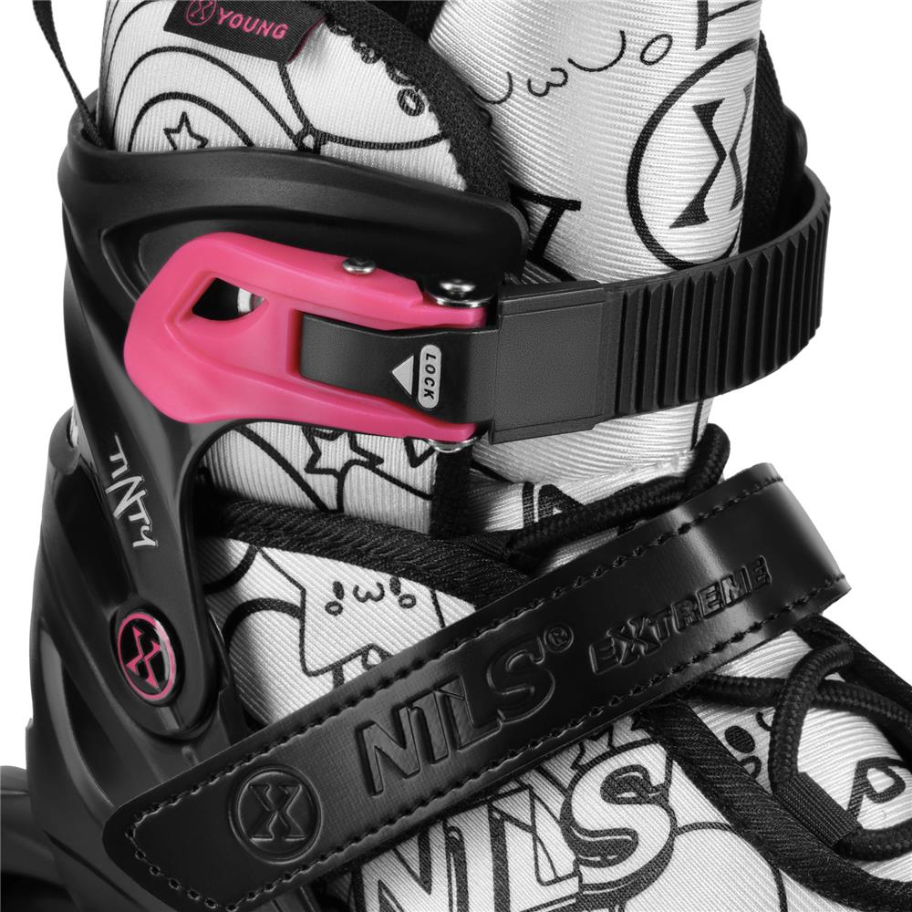 4in1 Inliner Schlittschuhe Rollschuhe Gr. 31-34, verstellbar | NILS EXTREME NH10907 TINTY