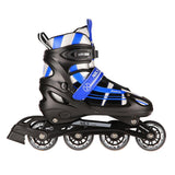 2in1 Inliner Schlittschuhe Gr. 31-34, Dunkelblau, verstellbar | NILS EXTREME NH18366A