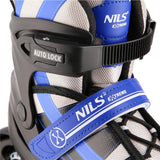 2in1 Inliner Schlittschuhe Gr. 31-34, Dunkelblau, verstellbar | NILS EXTREME NH18366A