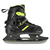 2in1 Inliner Schlittschuhe Gr. 34-38, Schwarz-Limettengrün, verstellbar | NILS EXTREME NH18191