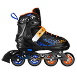 2in1 Inliner Schlittschuhe Gr. 34-38, Blau, verstellbar | NILS EXTREME NH18190A BRAVE