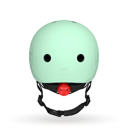 Scoot & Ride Kinderhelm Größe S-M (51-55 cm) kiwi - Schutzhelm mit LED-Licht