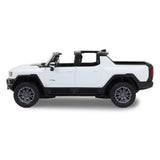 Jamara Hummer EV 1:16 weiß 2,4GHz Tür manuell Ferngesteuertes Auto mit 2-Gang, Crab Walk und Licht