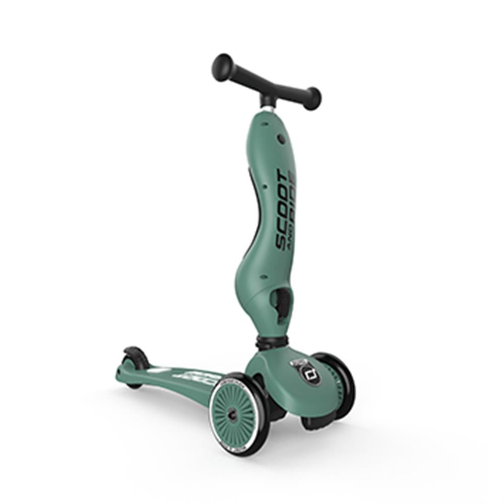 Scoot & Ride Highwaykick 1, forest - 2in1 Kinderroller, ab 1 Jahr