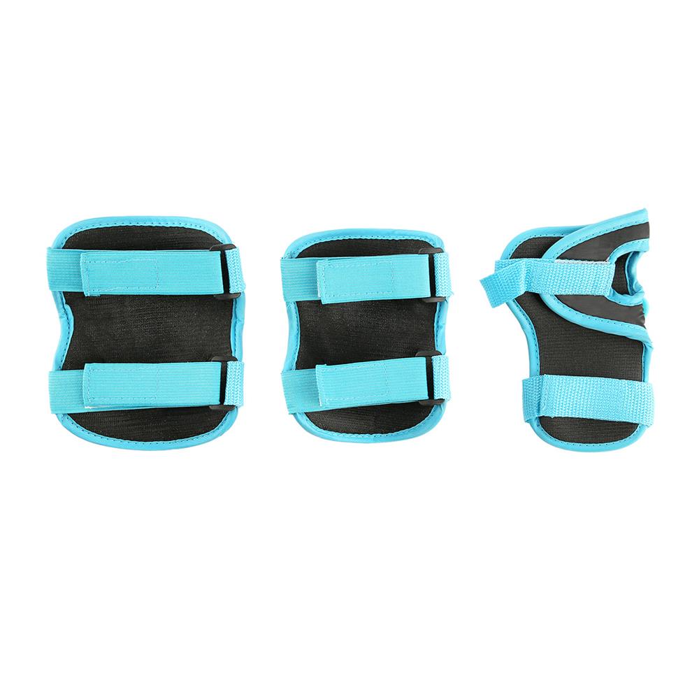 NILS EXTREME H704 Schoner-Set, Blau, Größe M - Protektoren Handgelenk Ellenbogen Knie