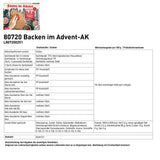 Roth Backen im Advent Adventskalender – 24 Backutensilien & Rezeptbuch für Plätzchenduft im Advent