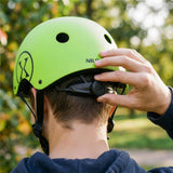 NILS EXTREME MTW001-2 Helm Größe M 55-58 cm Grün - Schutzhelm für Skatehelm Inliner Roller Fahrrad