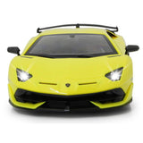 Jamara Lamborghini Aventador SVJ 1:14 gelb 2,4GHz Ferngesteuertes Auto mit LED Fahrlicht