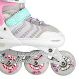 4in1 Inliner Schlittschuhe Rollschuhe Gr. 39-43, Rosa, verstellbar | NILS EXTREME NH18192