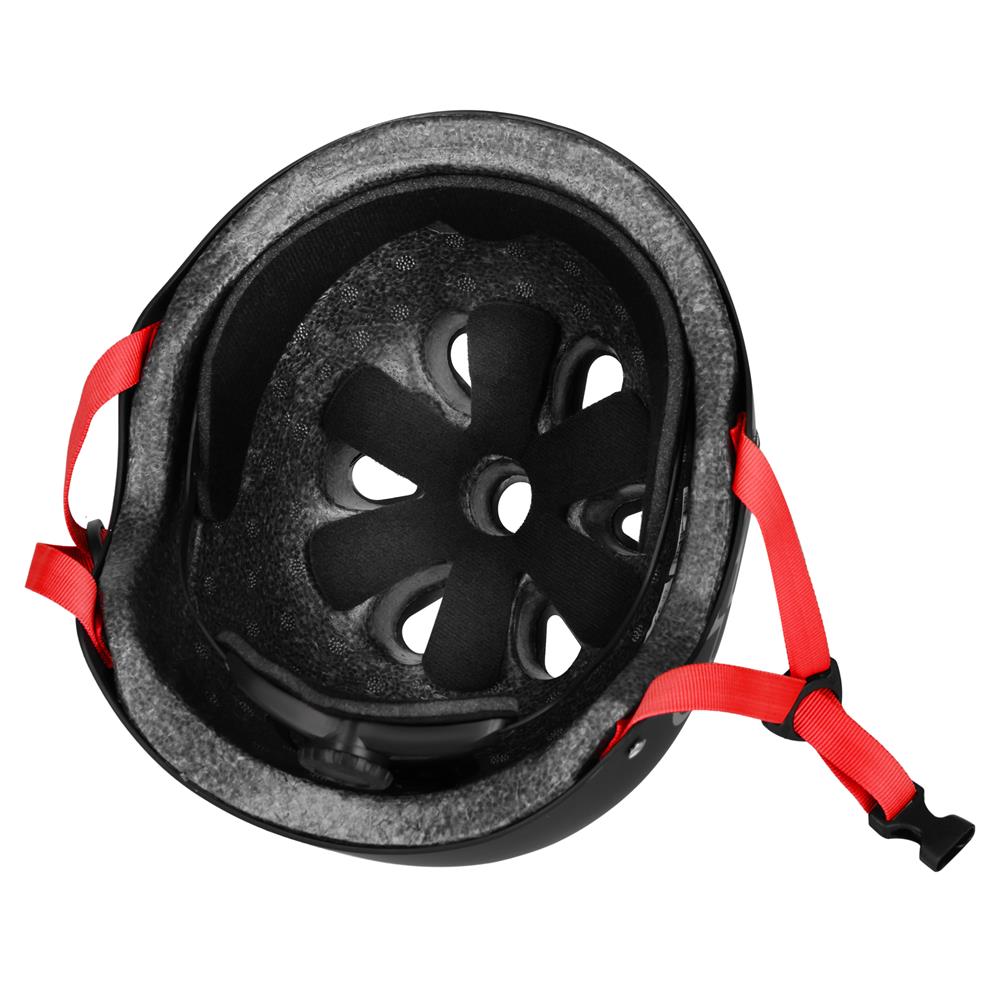 NILS EXTREME MTW001-2 Helm Größe S 52-56 cm Schwarz - Schutzhelm für Skateboard Inliner Roller Helm