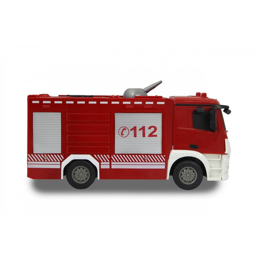 Jamara Feuerwehr TLF mit Spritzfunktion Mercedes-Benz Antos, 1:26, 2,4GHz, mit Licht