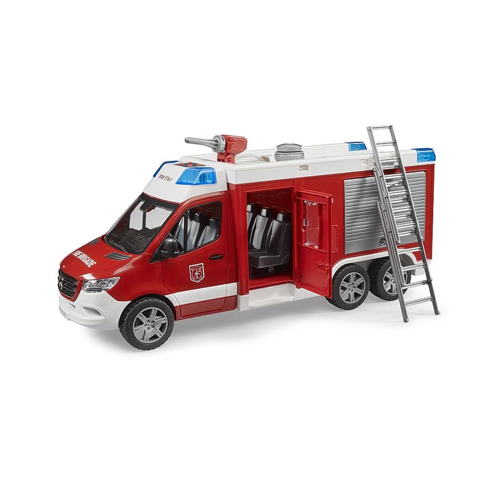 Bruder 02680 - Mercedes Benz Sprinter Feuerwehrrüstwagen, 1:16, mit Licht & Sound Modul