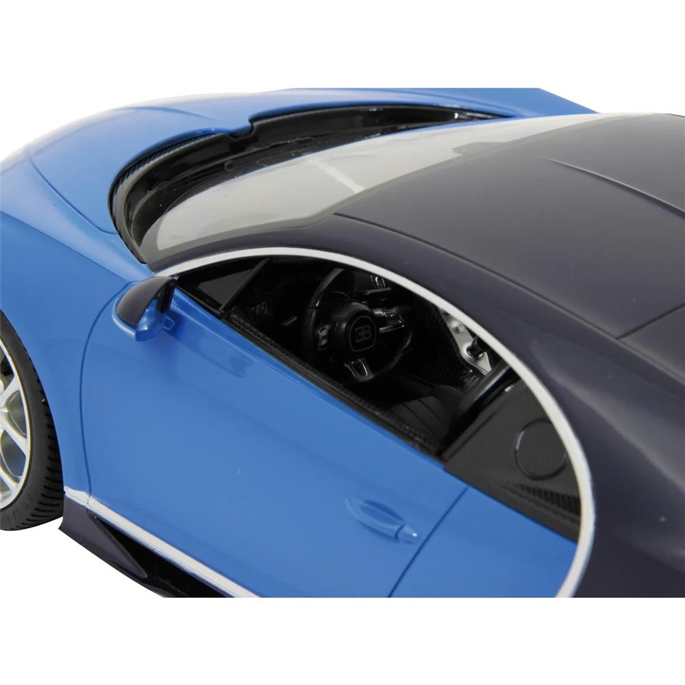 Jamara Bugatti Chiron 1:14 blau 2,4GHz Ferngesteuertes Auto mit LED Fahrlicht