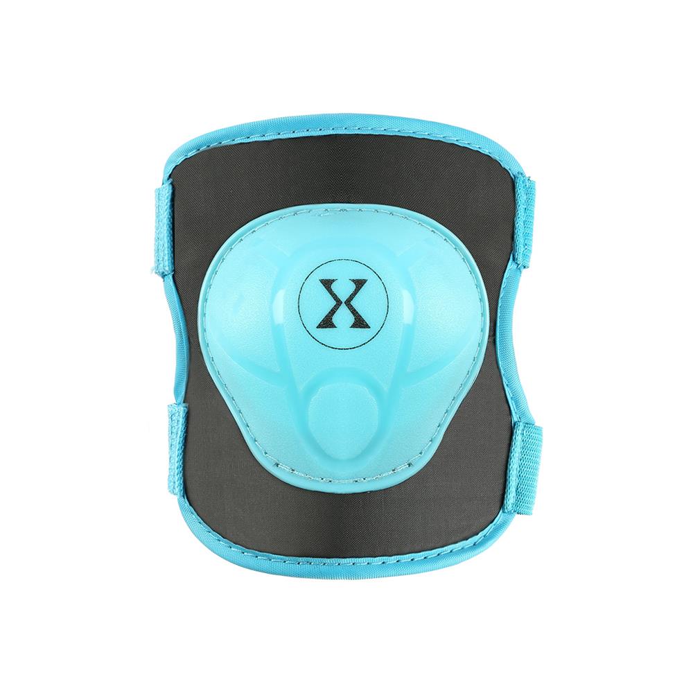 NILS EXTREME H704 Schoner-Set, Blau, Größe S - Protektoren Handgelenk Ellenbogen Knie