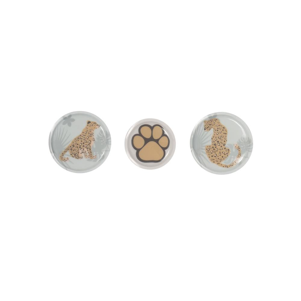 School-Mood 3er Patchy-Set Leopard