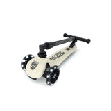 Scoot & Ride Highwaykick 3 LED Scooter, ash - Kinderroller, ab 3 Jahren